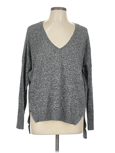 Pre-owned Express Pullover Sweater In Gray