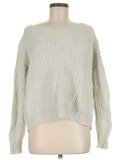Pre-owned Express Pullover Sweater In Gray