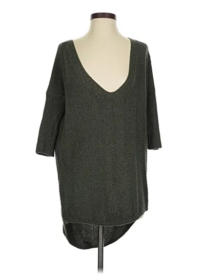 Pre-owned Express Pullover Sweater In Gray