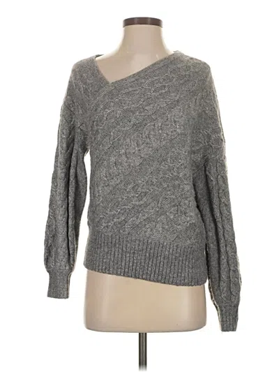 Pre-owned Express Pullover Sweater In Gray