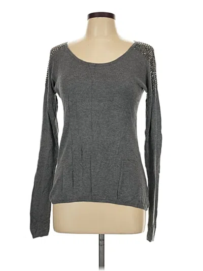 Pre-owned Express Pullover Sweater In Gray