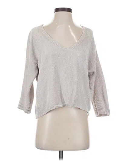 Pre-owned Express Pullover Sweater In Gray