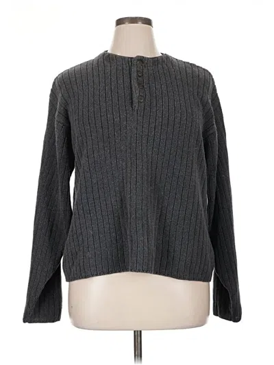 Pre-owned Express Pullover Sweater In Gray