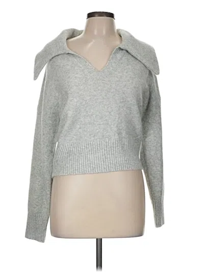 Pre-owned Express Pullover Sweater In Gray