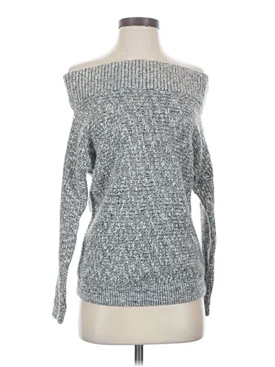 Pre-owned Express Pullover Sweater In Gray