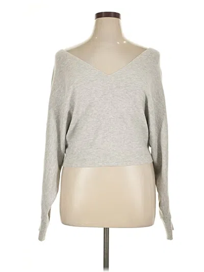 Pre-owned Express Pullover Sweater In Gray