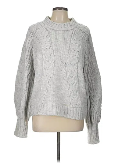 Pre-owned Express Pullover Sweater In Gray