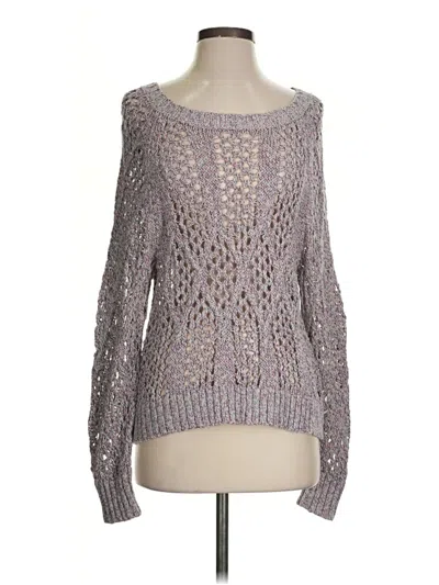 Pre-owned Express Pullover Sweater In Gray