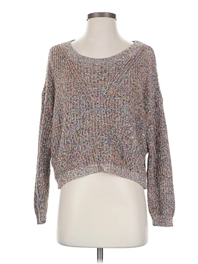 Pre-owned Express Pullover Sweater In Gray