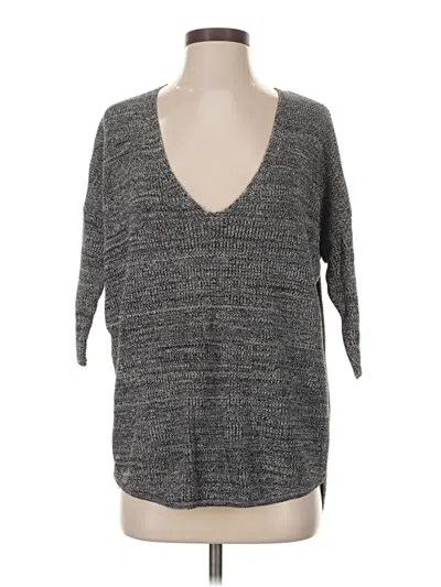 Pre-owned Express Pullover Sweater In Gray