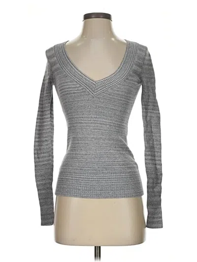 Pre-owned Express Pullover Sweater In Gray