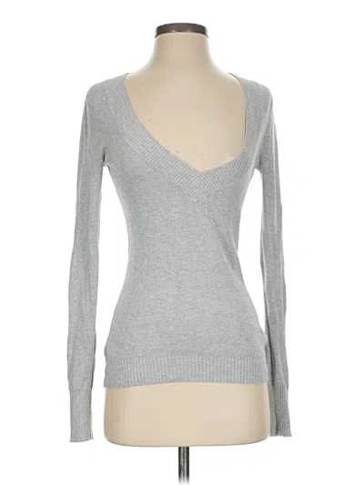 Pre-owned Express Pullover Sweater In Gray