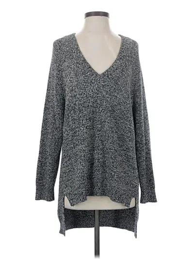 Pre-owned Express Pullover Sweater In Gray