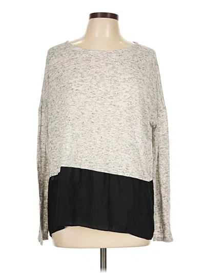 Pre-owned Express Pullover Sweater In Gray