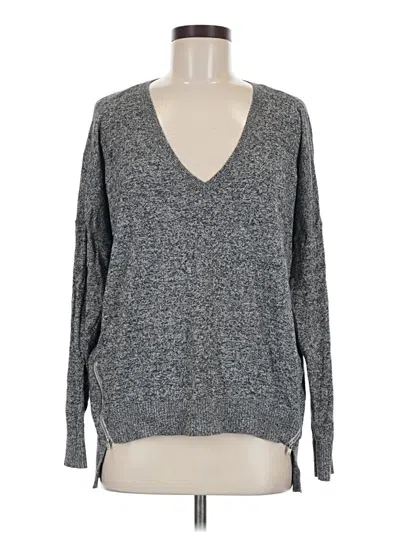 Pre-owned Express Pullover Sweater In Gray