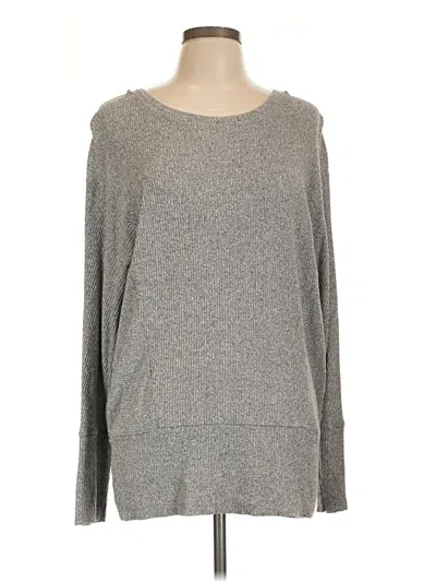 Pre-owned Express Pullover Sweater In Gray