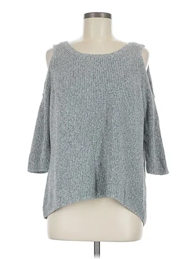 Pre-owned Express Pullover Sweater In Gray