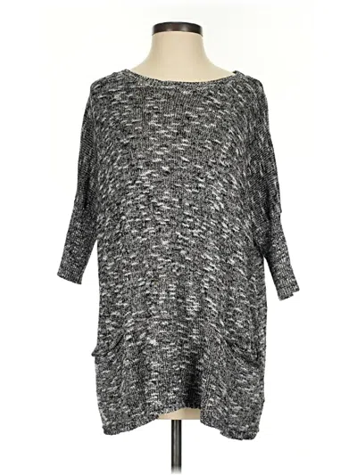 Pre-owned Express Pullover Sweater In Gray