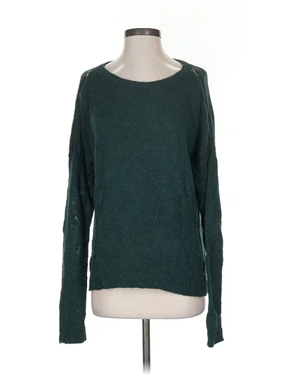 Pre-owned Express Pullover Sweater In Green