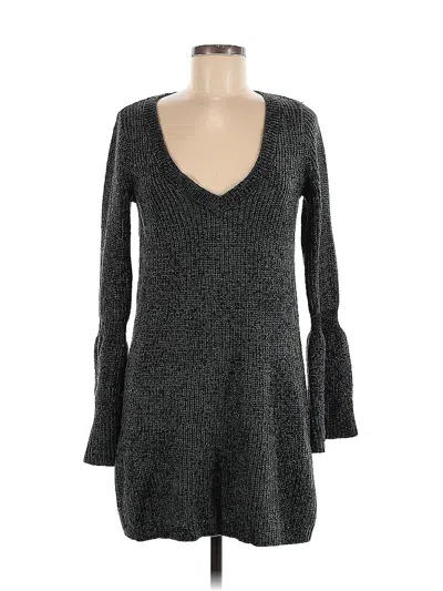 Pre-owned Express Pullover Sweater In Green