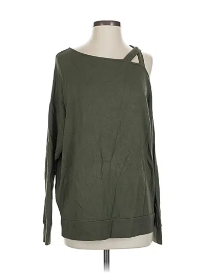 Pre-owned Express Pullover Sweater In Green