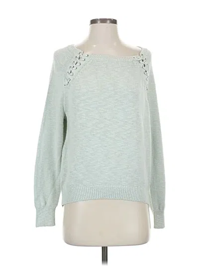 Pre-owned Express Pullover Sweater In Green