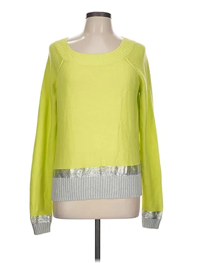 Pre-owned Express Pullover Sweater In Green