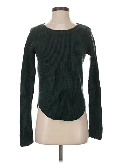 Pre-owned Express Pullover Sweater In Green