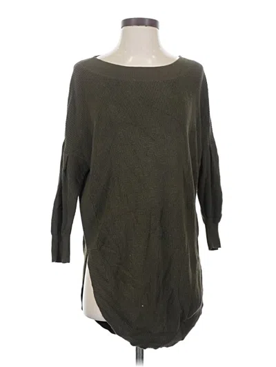 Pre-owned Express Pullover Sweater In Green