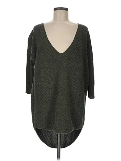 Pre-owned Express Pullover Sweater In Green