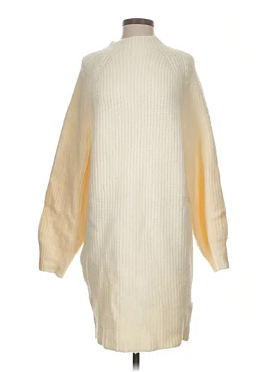 Pre-owned Express Pullover Sweater In Ivory