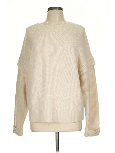 Pre-owned Express Pullover Sweater In Ivory