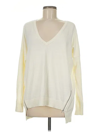 Pre-owned Express Pullover Sweater In Ivory