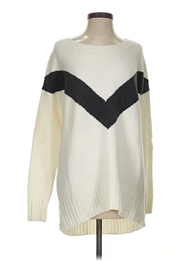 Pre-owned Express Pullover Sweater In Ivory