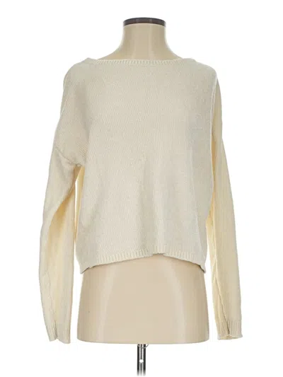 Pre-owned Express Pullover Sweater In Ivory