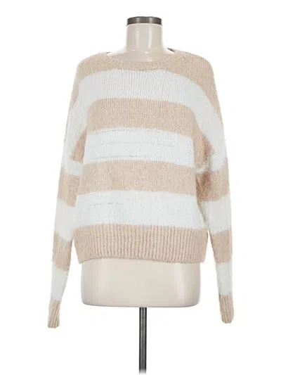 Pre-owned Express Pullover Sweater In Ivory