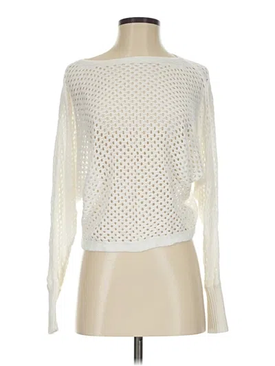 Pre-owned Express Pullover Sweater In Ivory
