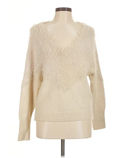 Pre-owned Express Pullover Sweater In Ivory