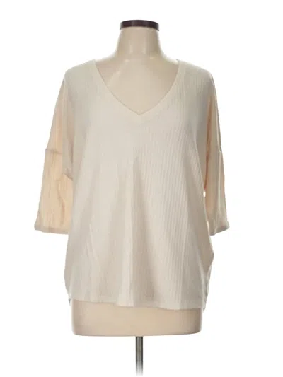 Pre-owned Express Pullover Sweater In Ivory