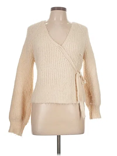 Pre-owned Express Pullover Sweater In Ivory