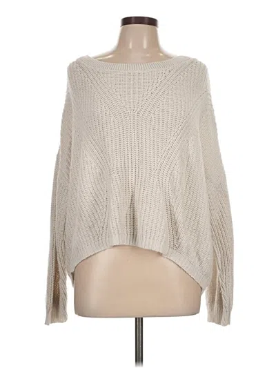 Pre-owned Express Pullover Sweater In Ivory
