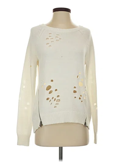 Pre-owned Express Pullover Sweater In Ivory