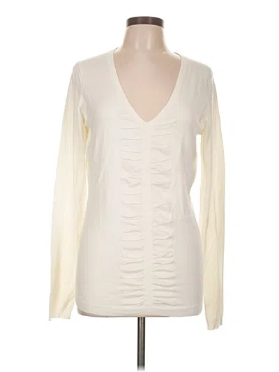 Pre-owned Express Pullover Sweater In Ivory