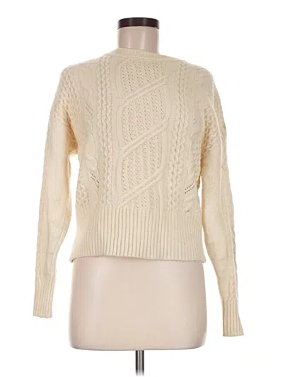 Pre-owned Express Pullover Sweater In Ivory