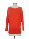 Express Pullover Sweater In Orange
