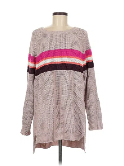 Pre-owned Express Pullover Sweater In Pink