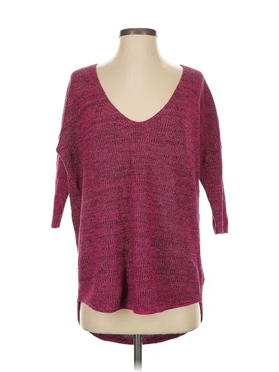 Pre-owned Express Pullover Sweater In Pink