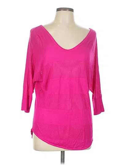 Pre-owned Express Pullover Sweater In Pink