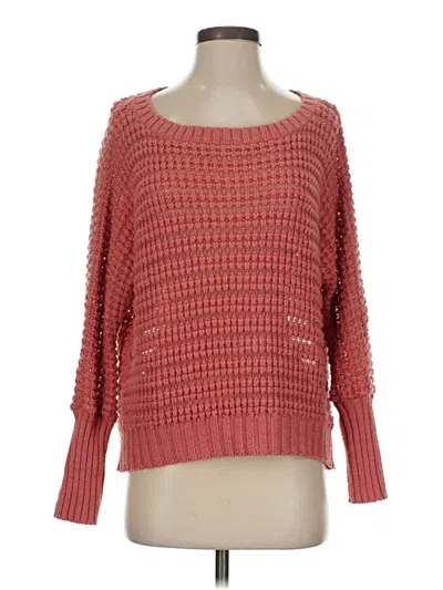 Pre-owned Express Pullover Sweater In Pink