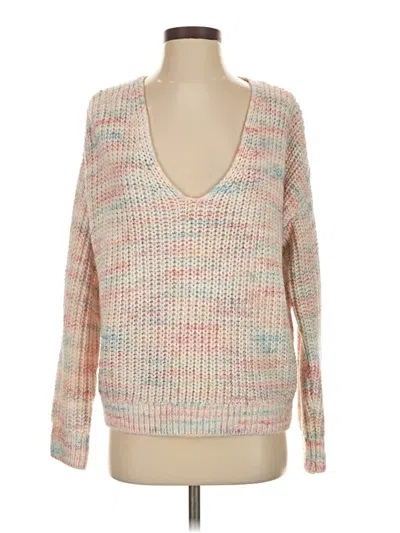 Pre-owned Express Pullover Sweater In Pink